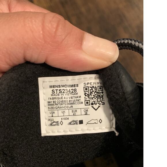 SPERRY AVENUE DUCK BOOT MENS SIZE 8M BLACK NEW - Picture 7 of 7